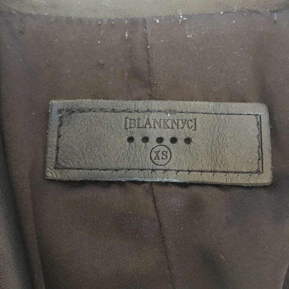 SOLD!!!!! Blank nyc vegan leather feminine jacket - Picture 4 of 6